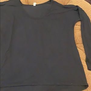 Lululemon black long sleeve top